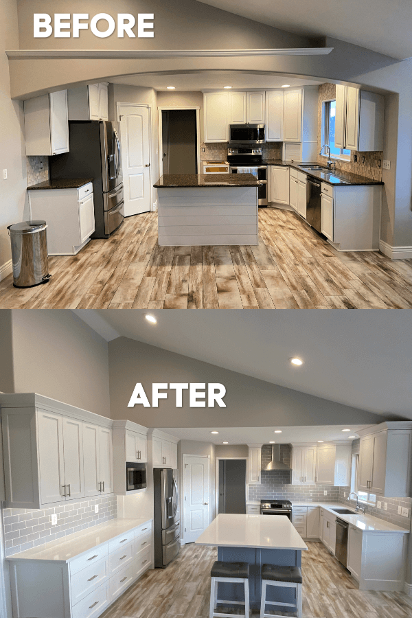 before and after pin